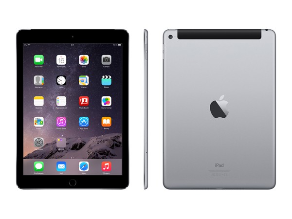 Apple iPad Air 2 Wi-Fi + LTE 128GB Space Gray (MGWL2TU/A) – купить
