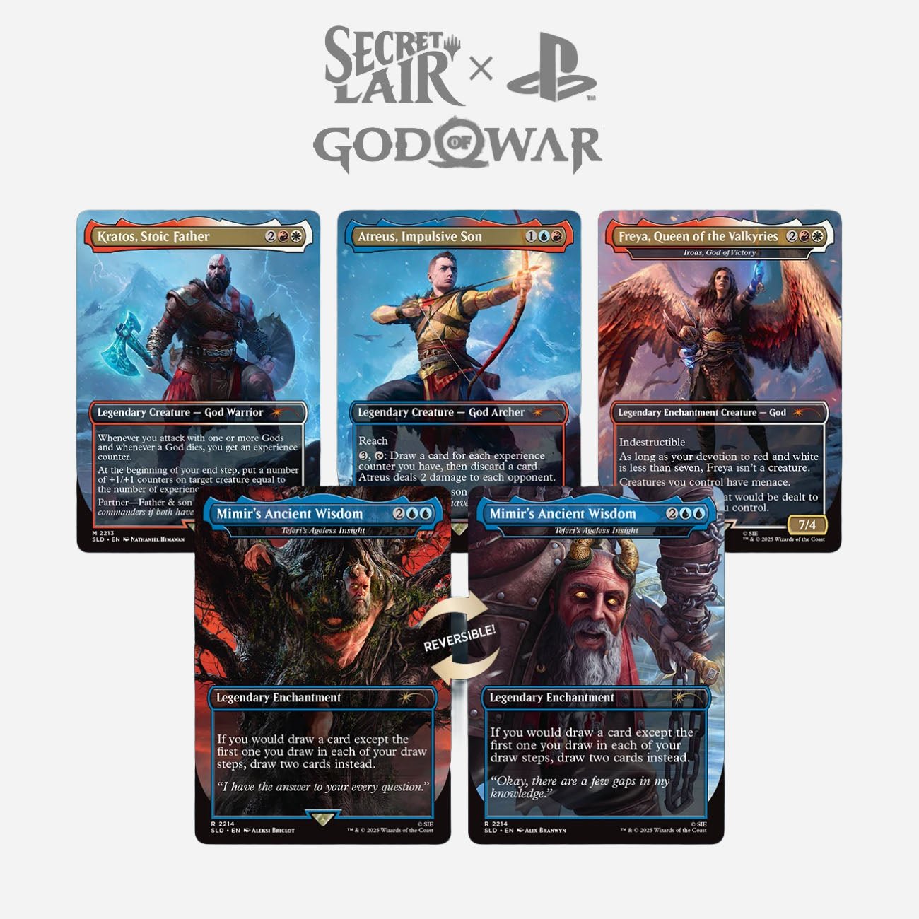 Magic: The Gathering - Secret Lair - God of War: Norse – Made In