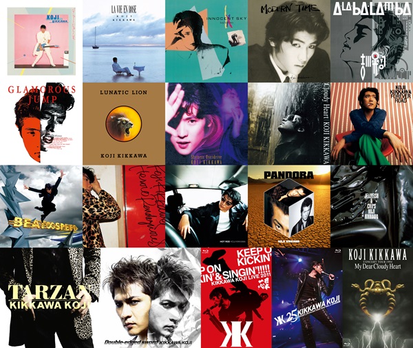 芽瑠璃堂トピック ＞ 吉川晃司 オリジナルアルバム全17W、ライブ映像