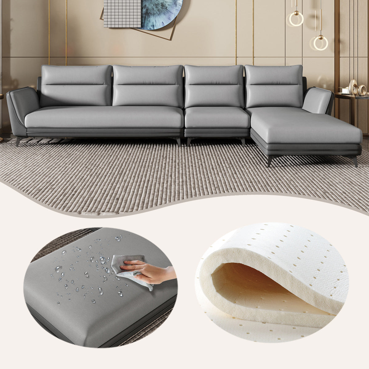 カウチソファセット,コーナーソファ,リビングソファ,L字型,フィット感