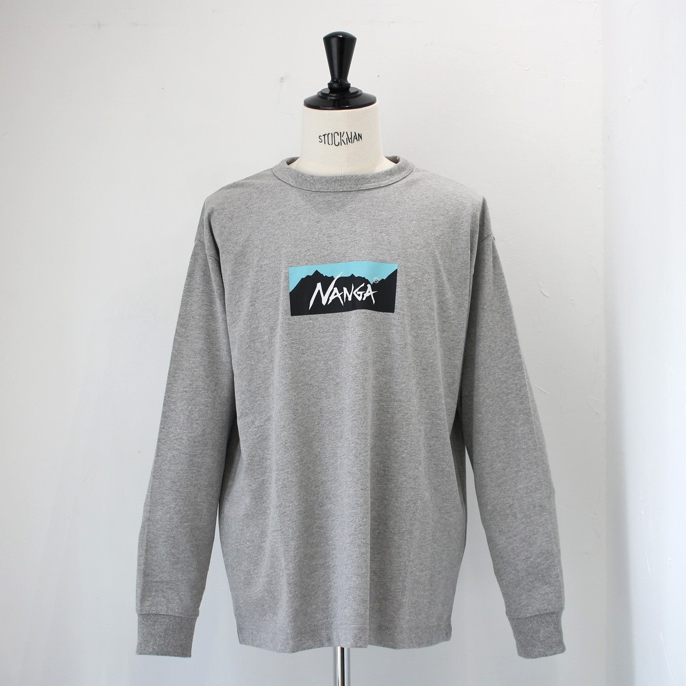 ECO HYBRID BOX LOGO L/S TEE(UNISEX)エコハイブリッドボックスロゴ