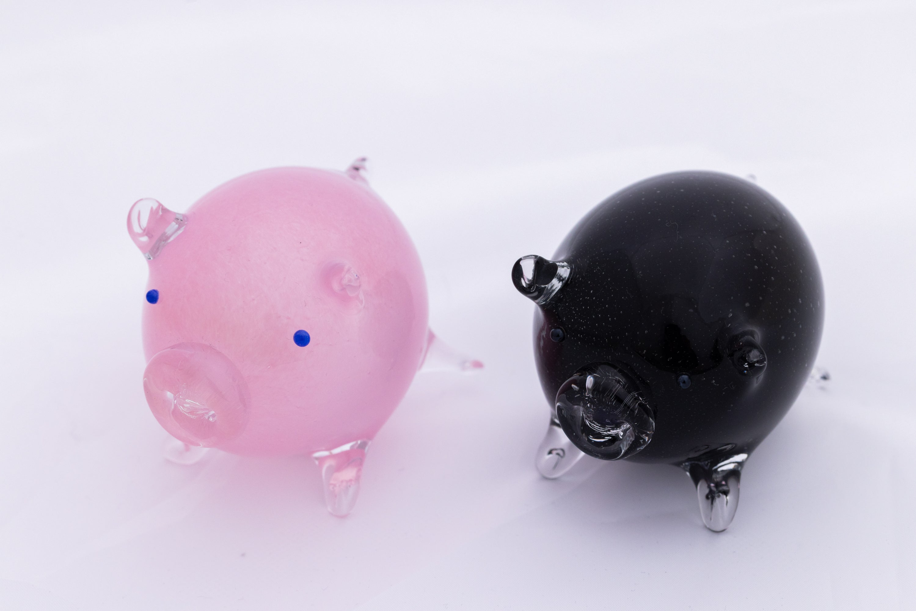 ブタの置物 琉球ガラスの海風 オンラインストア 人気商品 手作り