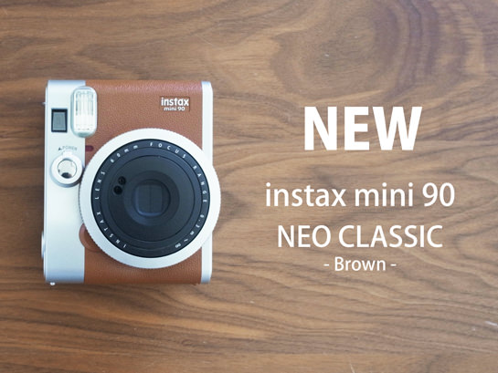 新商品】instax mini90 NEO CLASSIC Brown | on and on blog