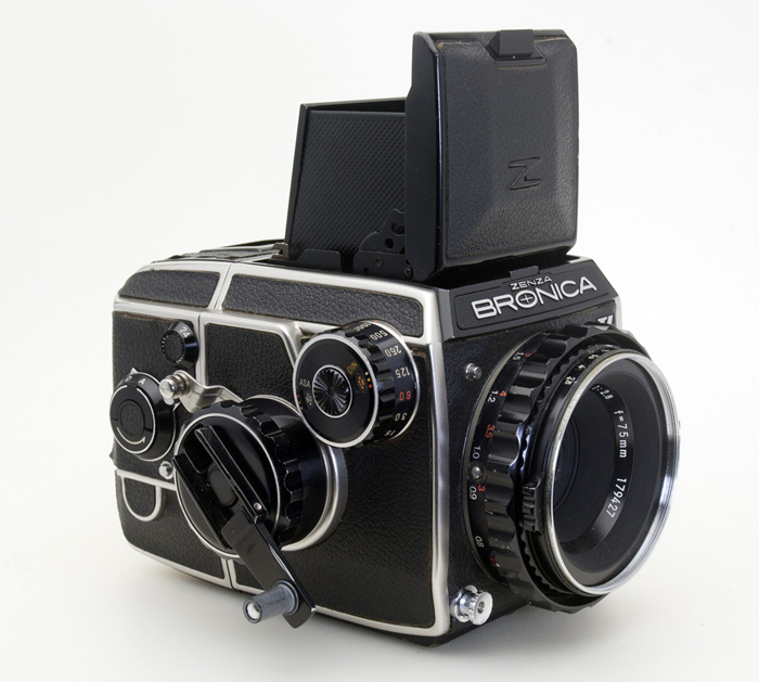 完動品 ゼンザブロニカ EC-TL2 BRONICA 中判フィルムカメラ ZENZA