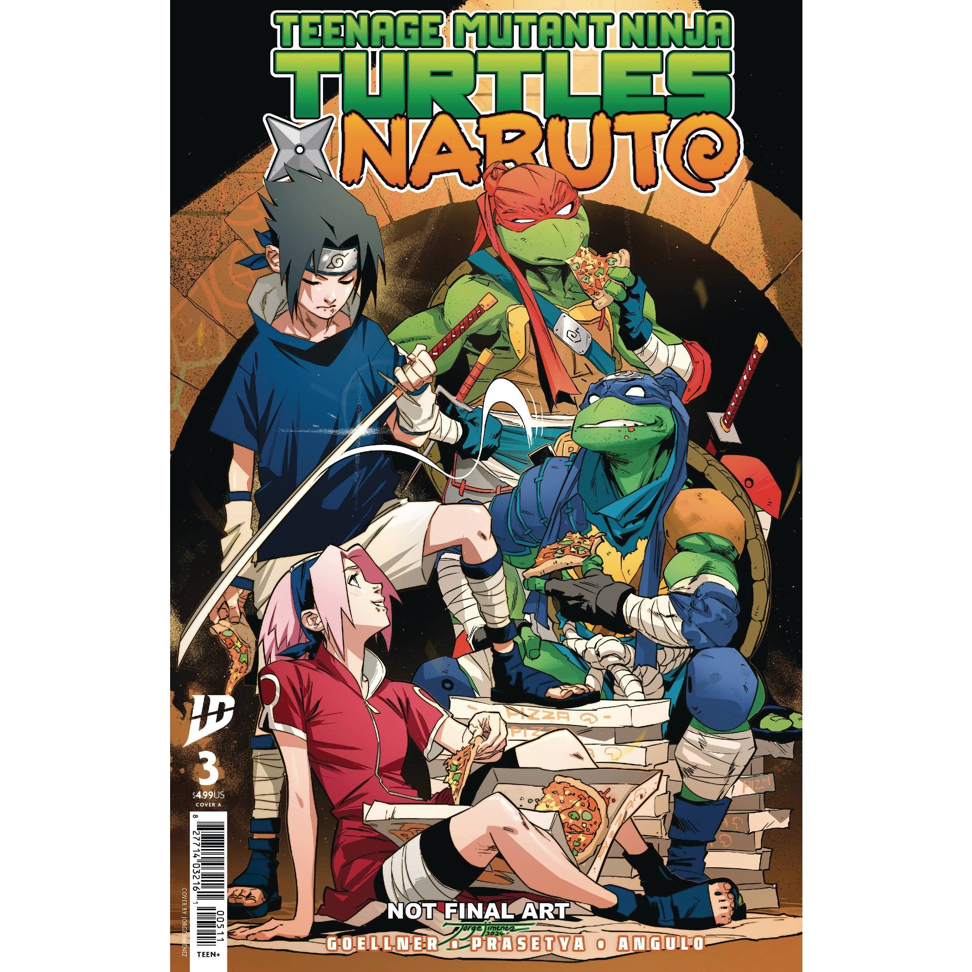 Teenage Mutant Ninja Turtles X Naruto #3 – Atomic Books