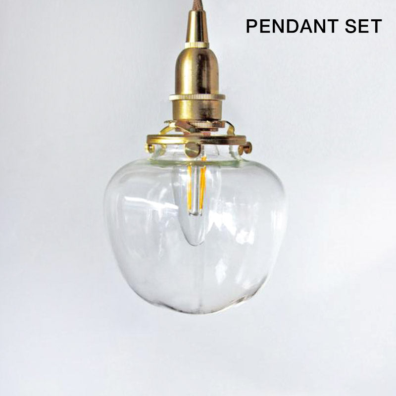 ガラスシェード ポム クリア E17 SET | AXCIS ONLINE