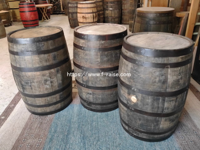 樽いろいろ: ウイスキー樽・ワイン樽 － 木製什器の専門店F-RAISE