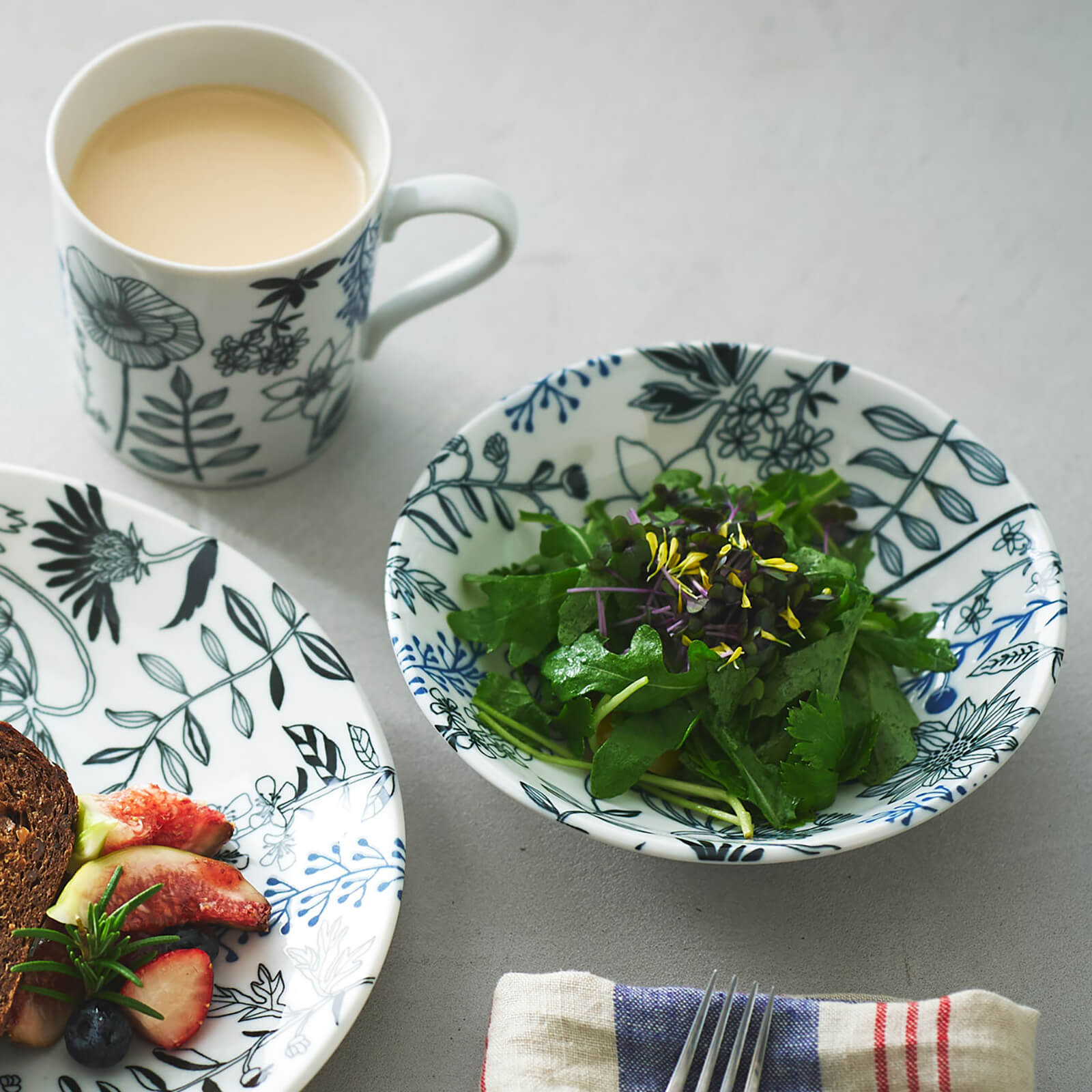 フラワーパターン ボウルМ 16cm | aito製作所 | 美濃焼・瀬戸焼を中心