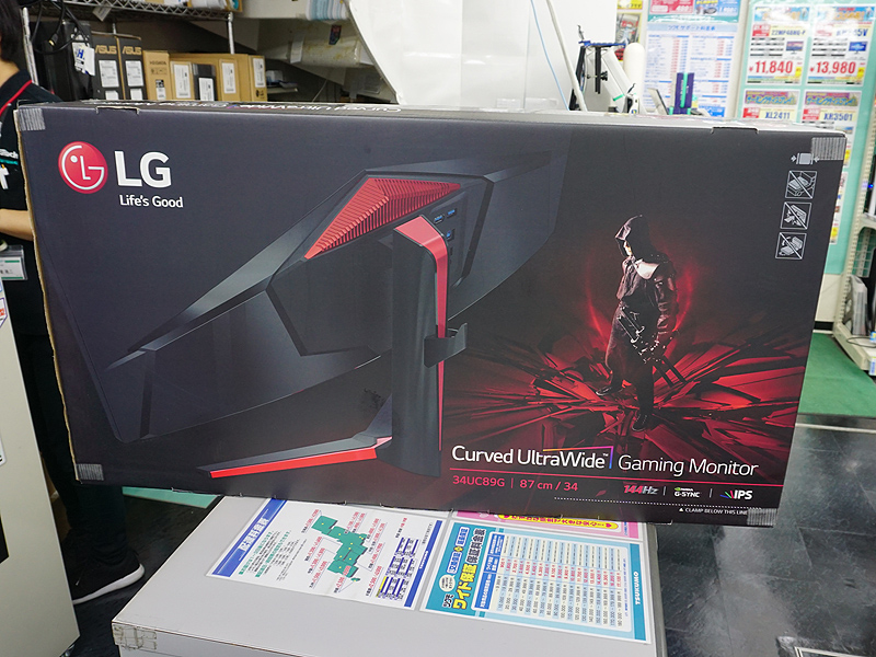 144Hz対応の34型ウルトラワイド液晶「34UC89G-B」が発売、G-SYNC対応