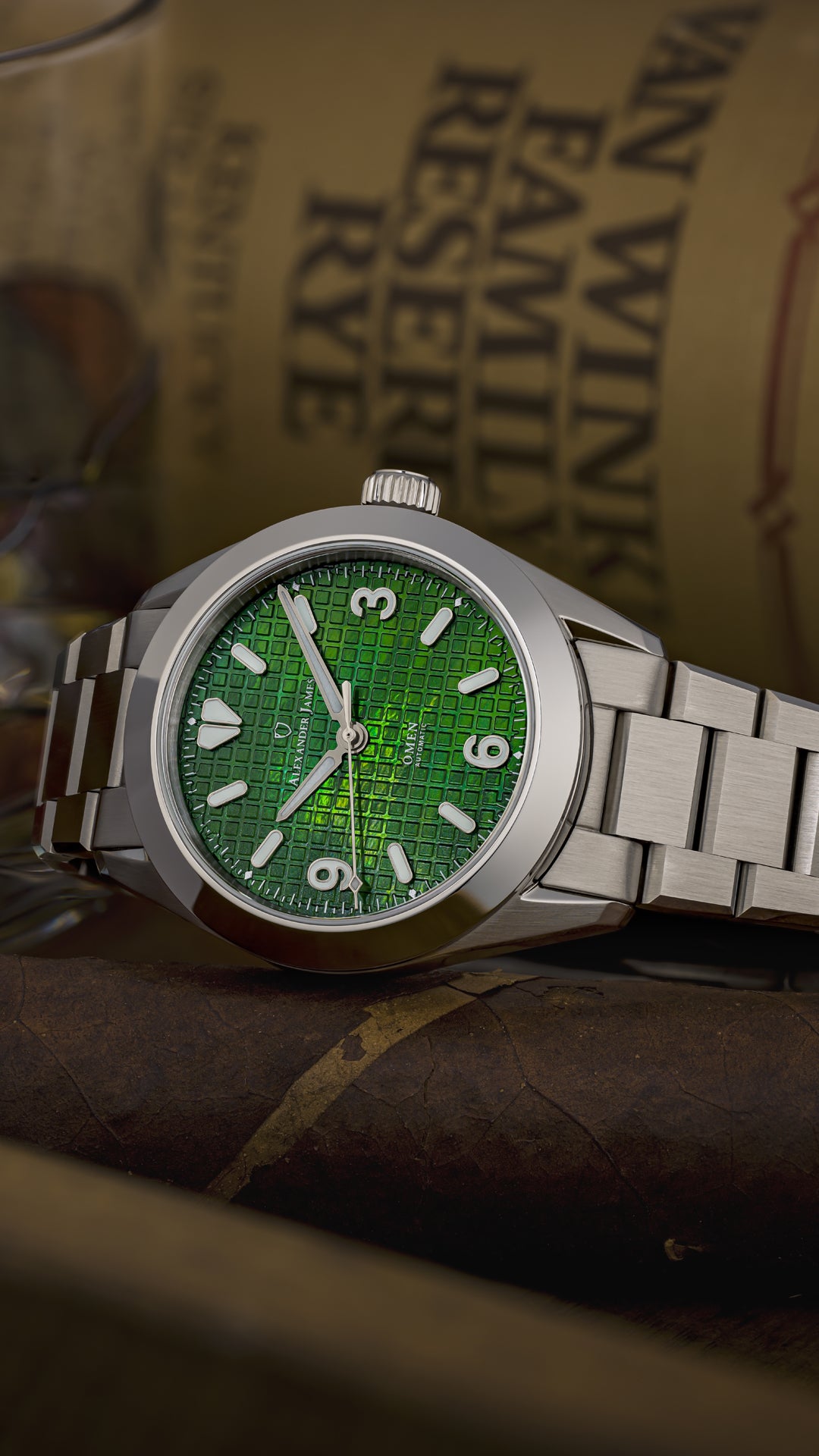 A3 Omen - Green Mother of Pearl – Alexander James