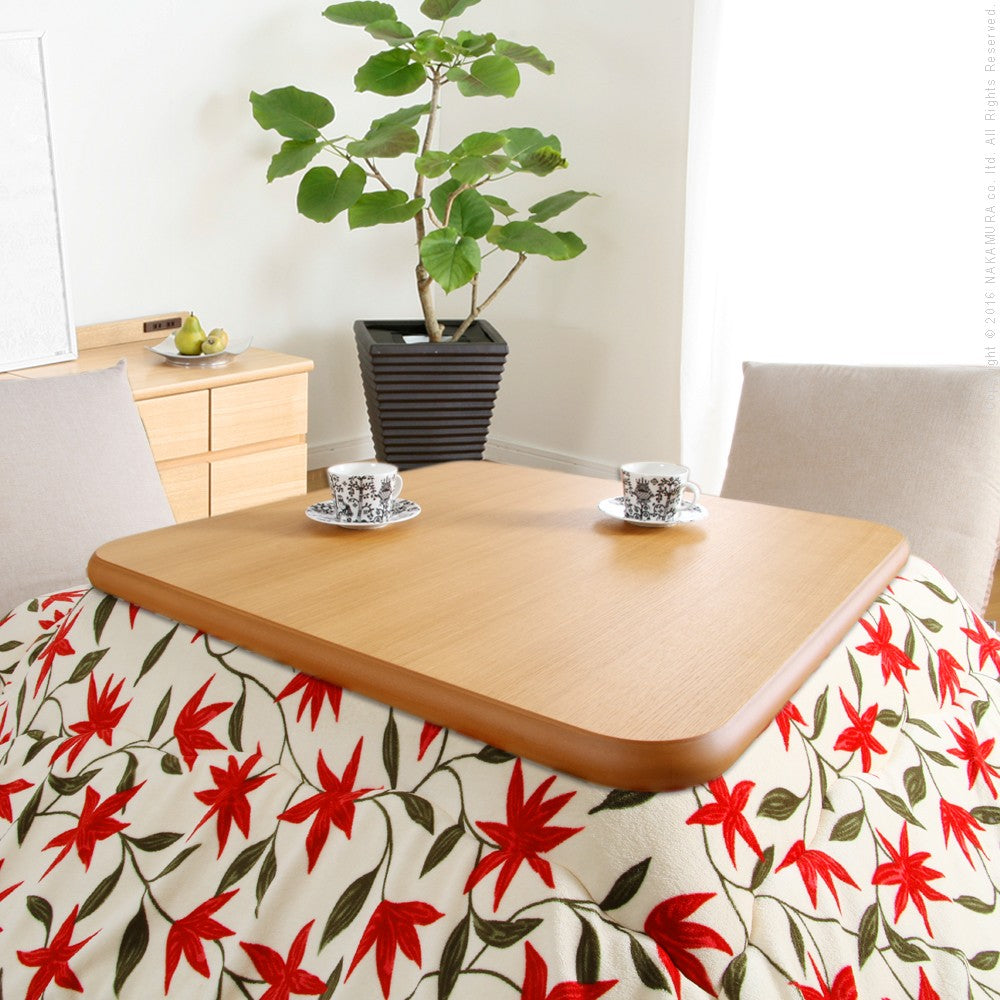 こたつ 正方形 天板のみ 楢ラウンドこたつ天板 80x80cm テーブル板