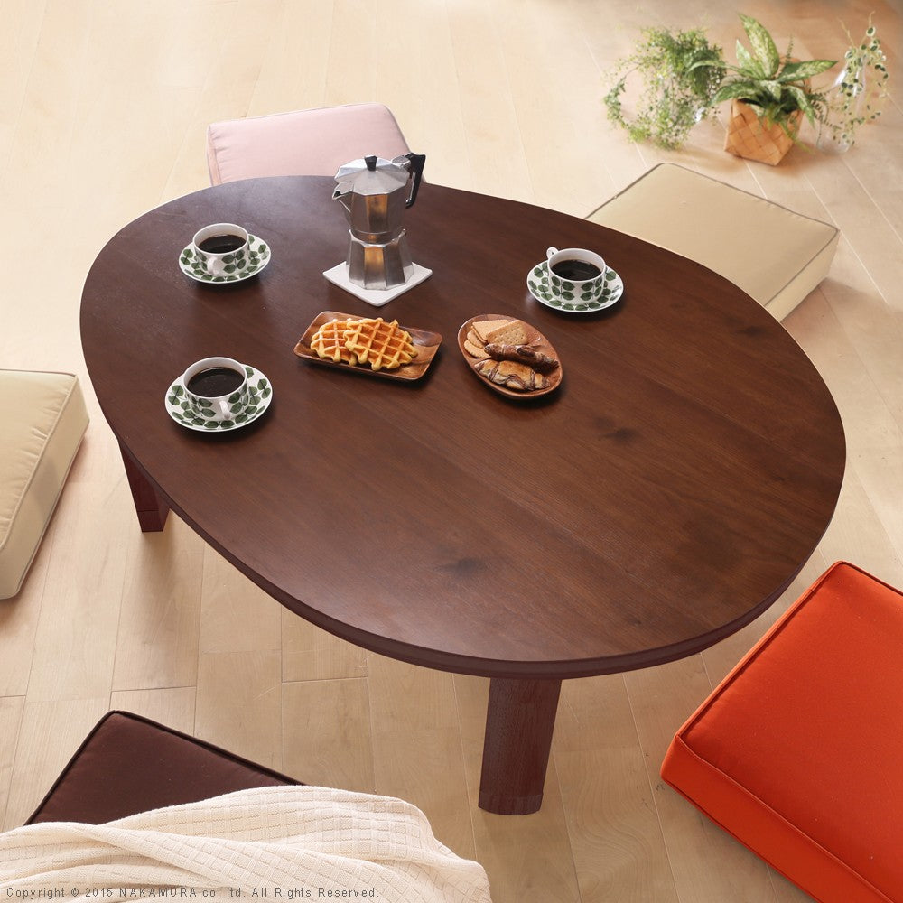 こたつ フラットヒーター折れ脚こたつ 120x90cm フラットヒーター 折脚