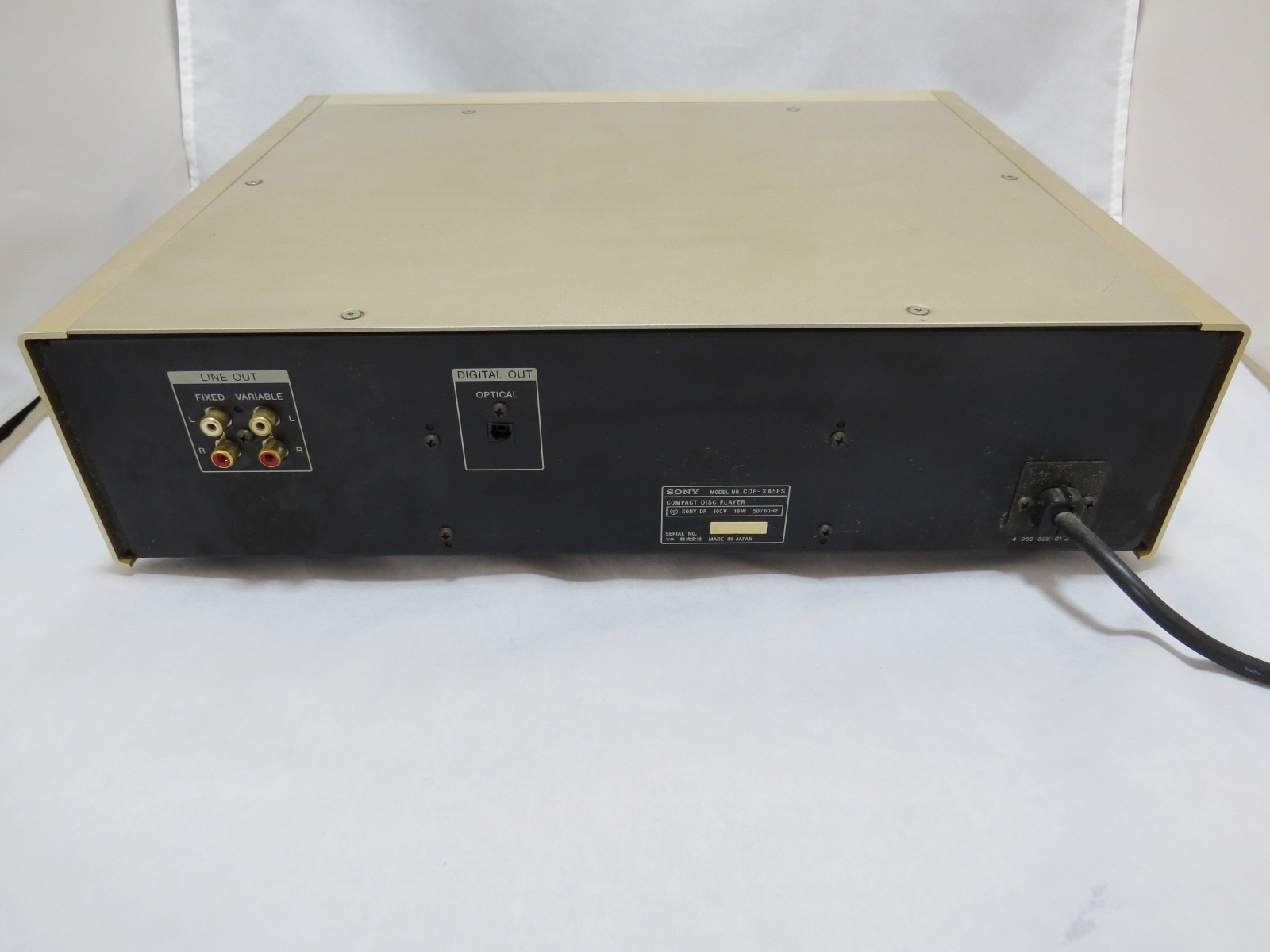 ジャンクなCDプレイヤーSONY CDP-XA5ESをゲット | AS400プログラマー