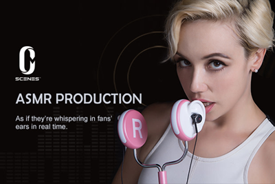 iPhone専用イヤホン型バイノーラルマイク「Lifelike」 – ASMR Studio