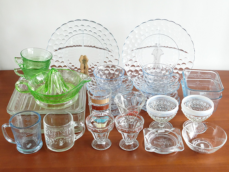 アンカーホッキングのクリアガラスなどを多数アップ