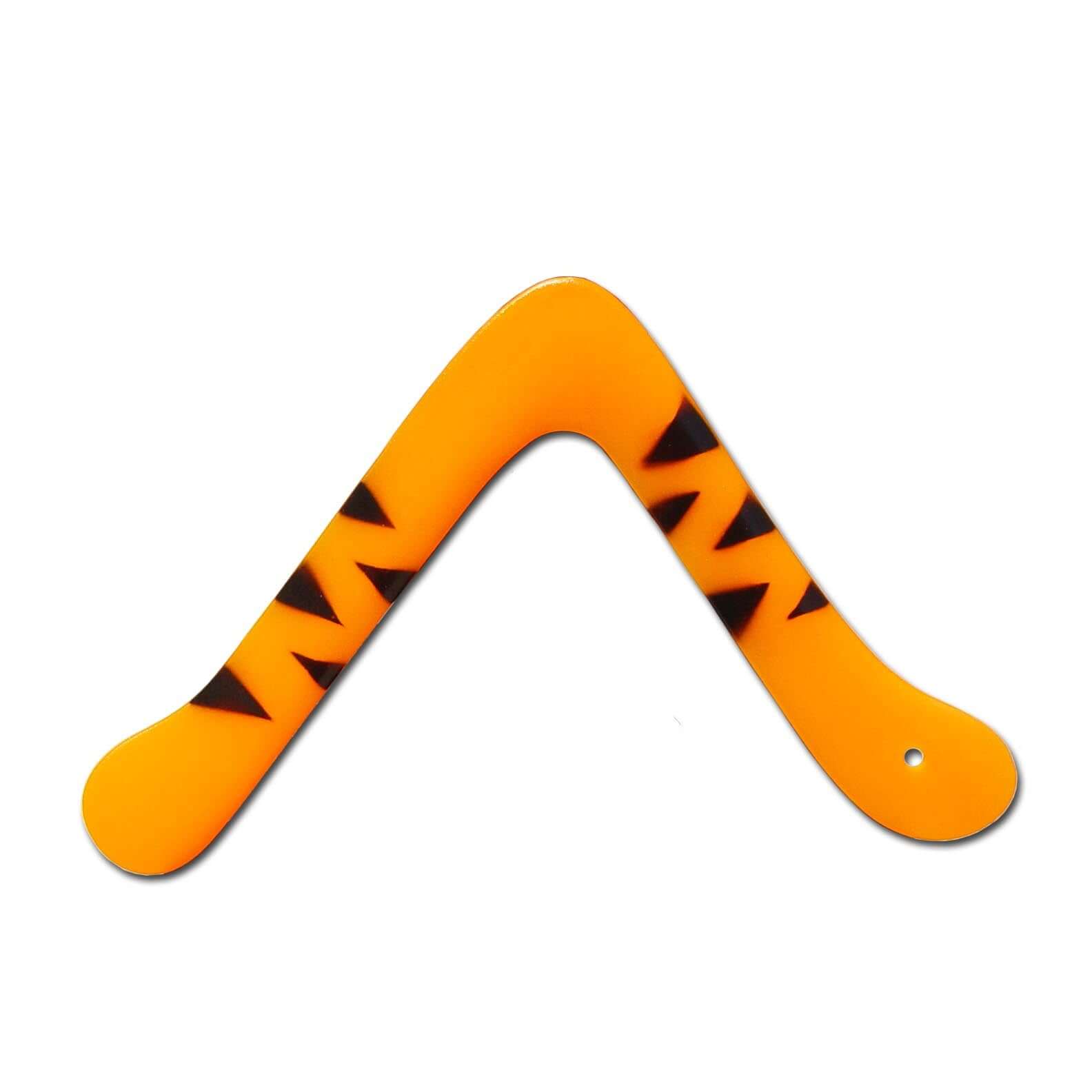 Tiger Boomerang - Plastic Boomerangs designed by Eric Darnell