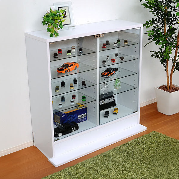 ラック コレクションラック 深型 ロータイプ コレクションケース 奥行