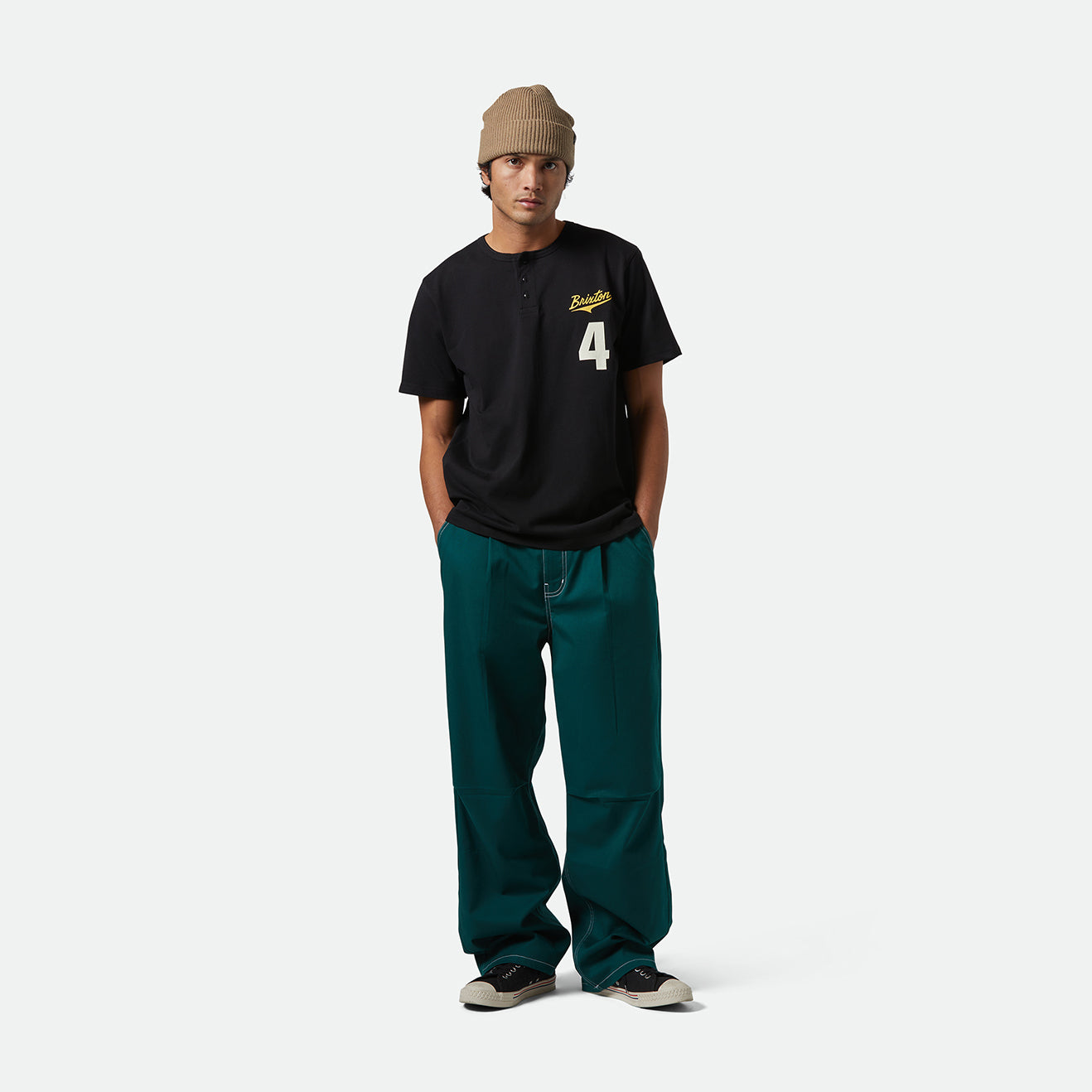 BAGGY SKATE PANT - DEEP EMERALD