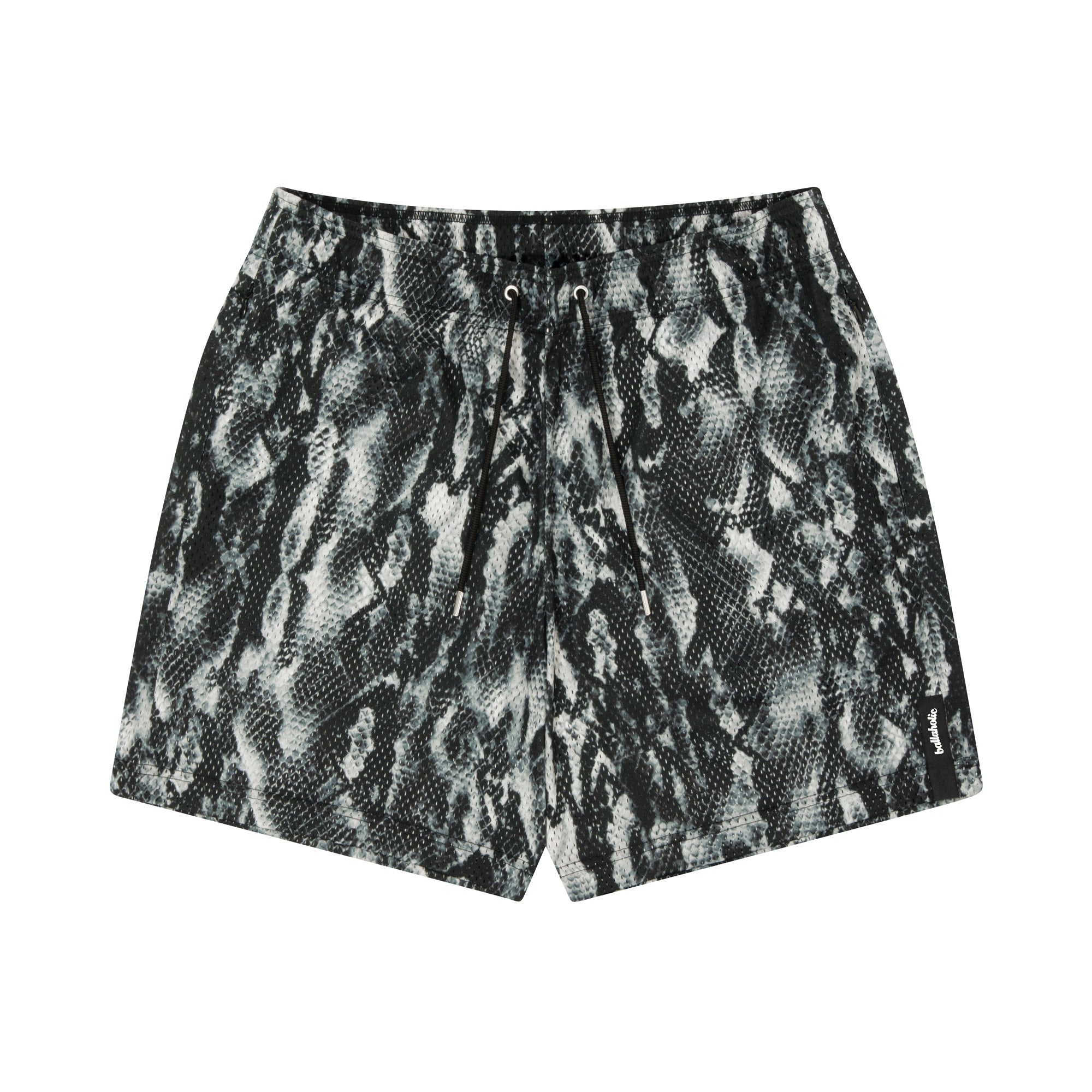 Snake Mesh Zip Shorts (black) – ballaholicオンラインショップ
