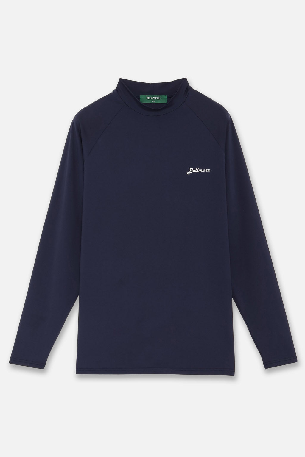 LOGO LS MOCKNECK - NAVY – BELLMORE