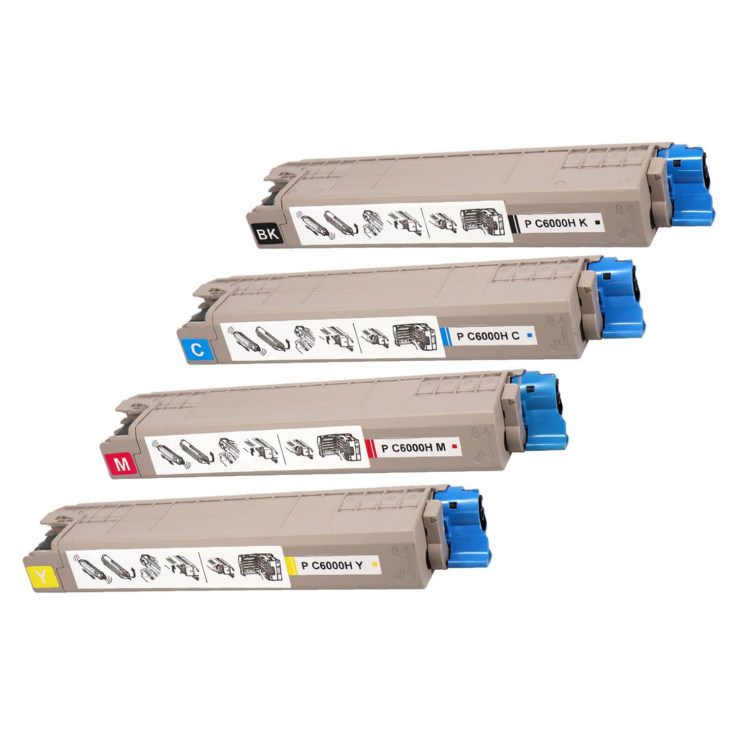 リコー用 P C6000H リサイクルトナー 4色セット 大容量 – インクの