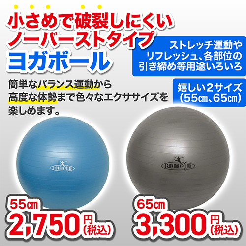 ノーバーストヨガボール ｜チョコザップ