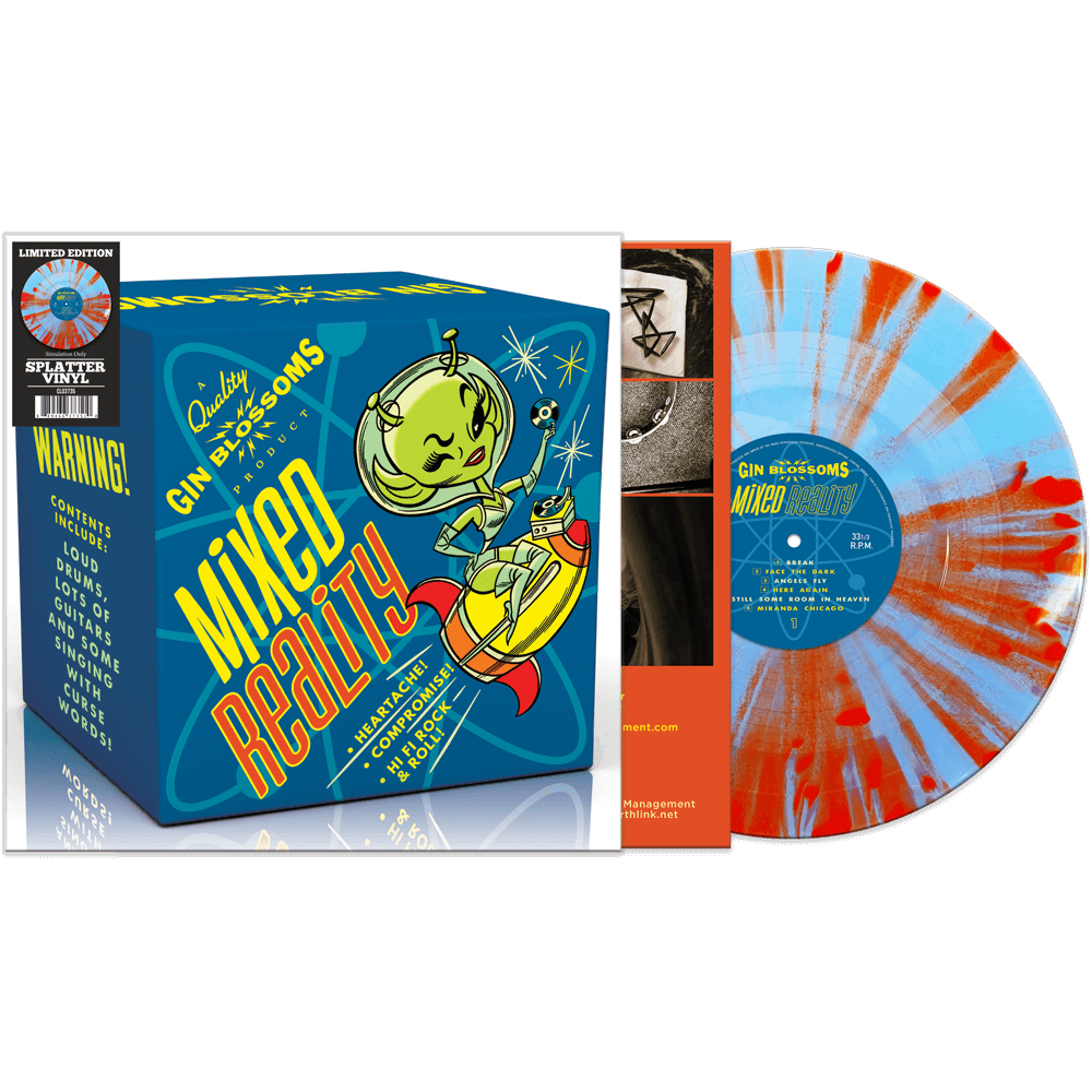 Gin Blossoms - Mixed Reality (Blue-Orange Splatter Vinyl