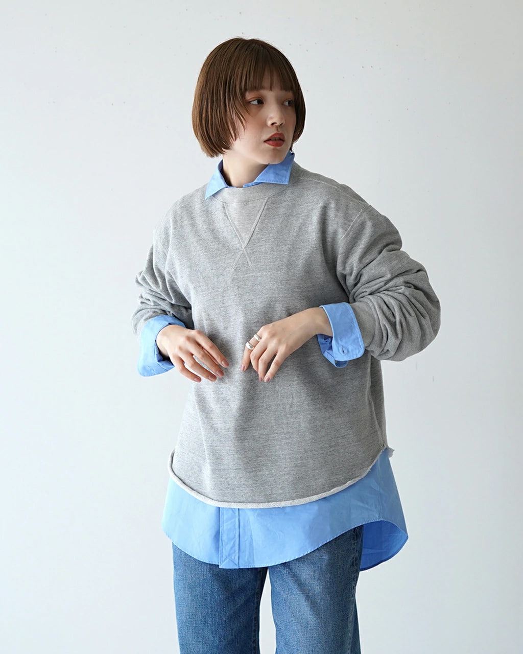 THE SHINZONE スウェット 長袖 プルオーバー W GAZETTE PO トレーナー