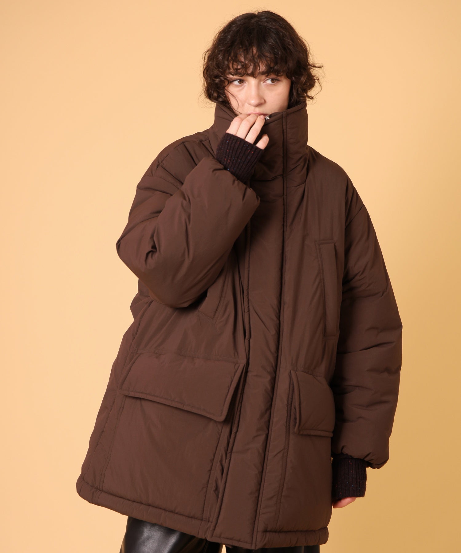 スタンドカラーパディングハーフコート – calif（カリフ）公式サイト