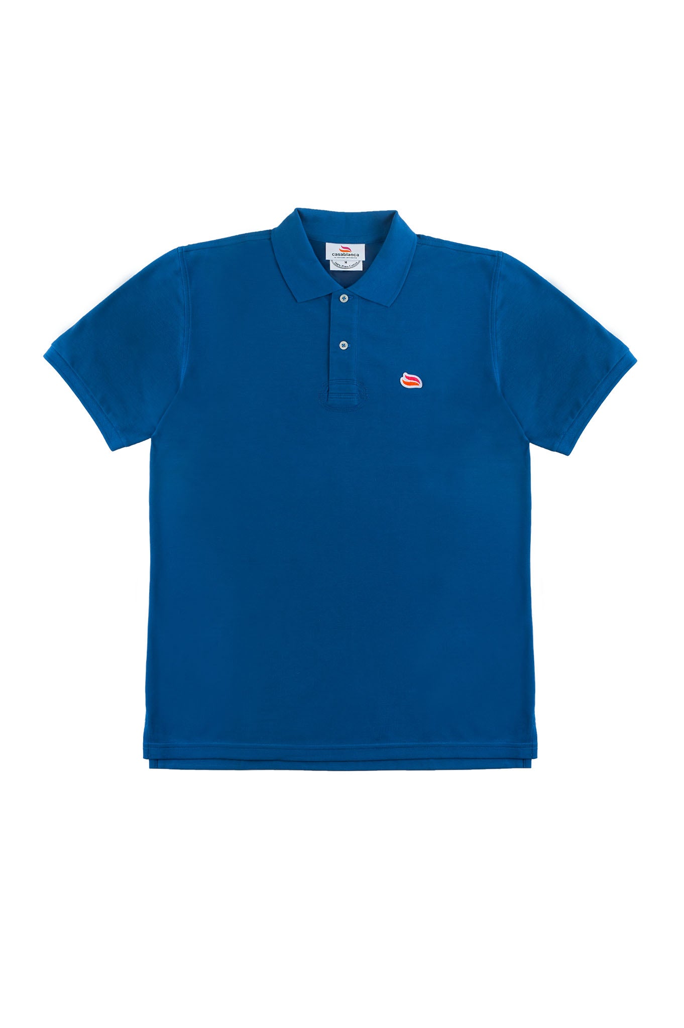 Knitted Polo Shirt Royal Blue – Casablanca