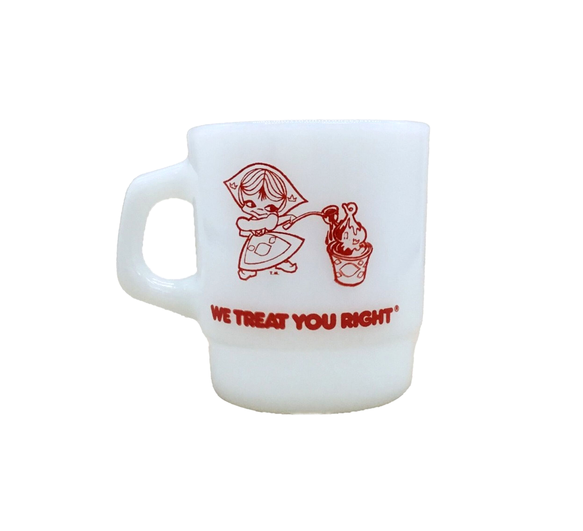 Fire King 60's Dairy Queen Advertising Mug – ELDEMIC
