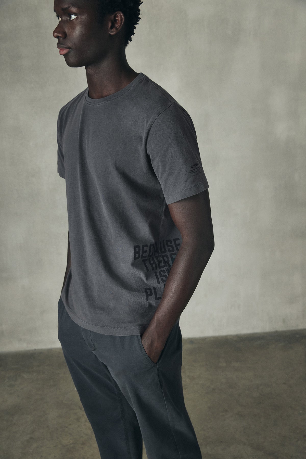 DARK GREY SANTANDER T-SHIRT | ECOALF
