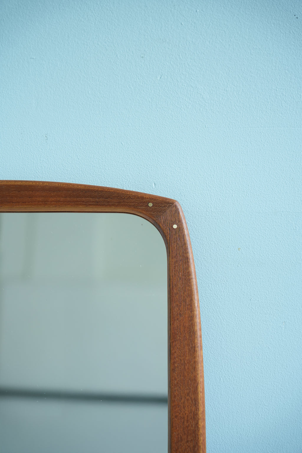 デンマークヴィンテージ 鏡 チーク材 ウォールミラー 北欧インテリア