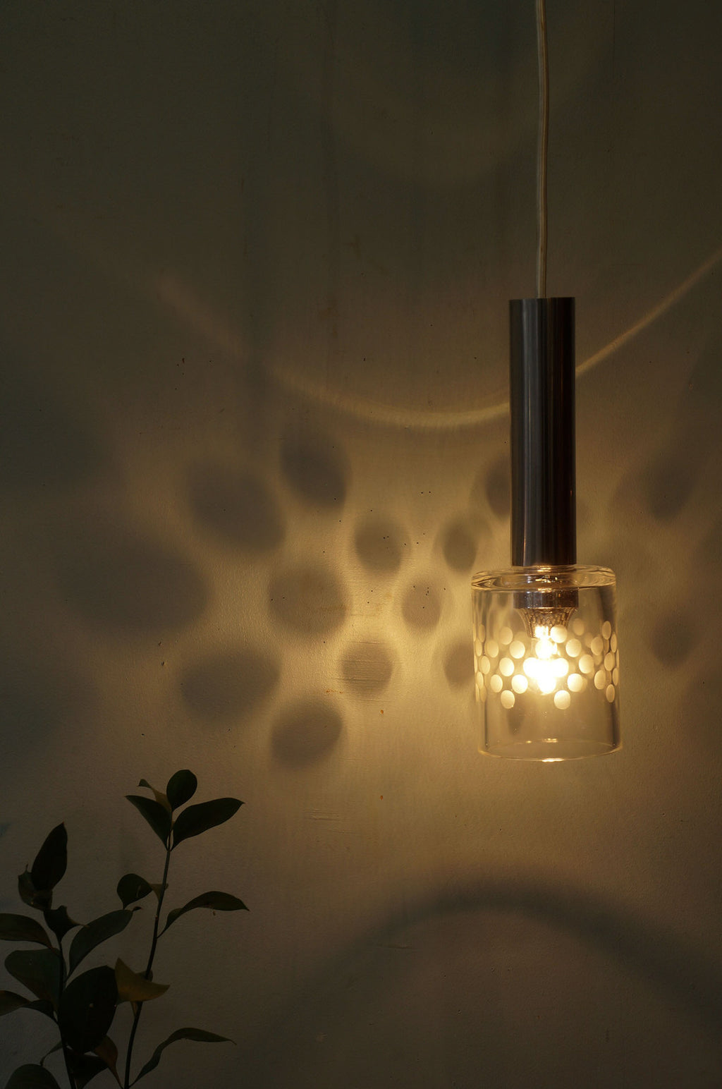 ジャパンヴィンテージ ペンダントライト ガラスシェード 照明 レトロ