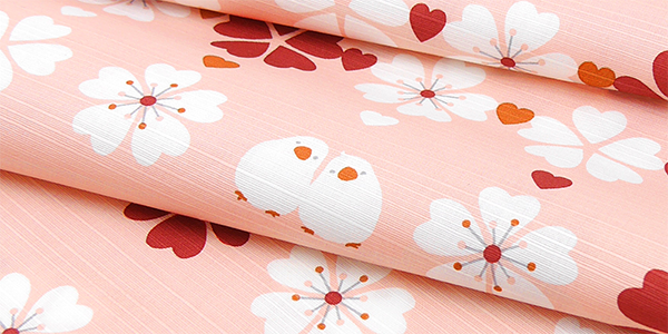 FUROSHIKIクロス さくら文鳥｜▽アイテム・用途で選ぶ,風呂敷