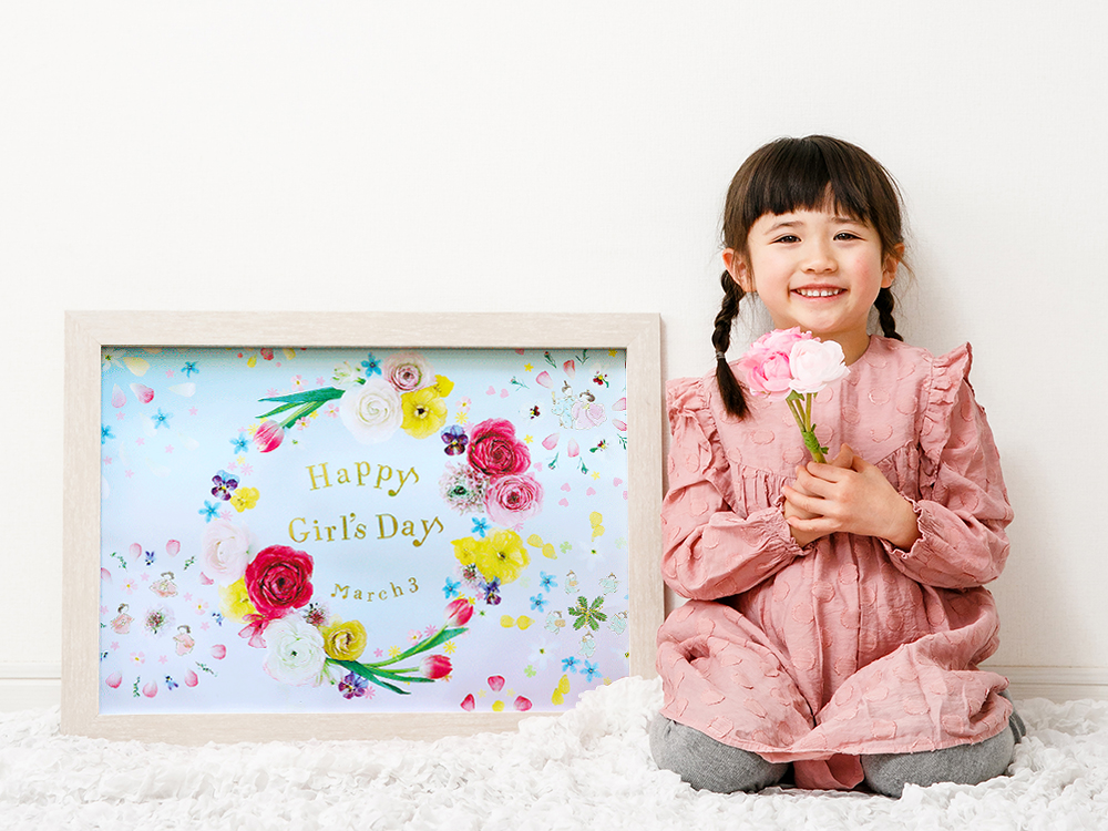 雛人形 ポスター blossom | グラこころ