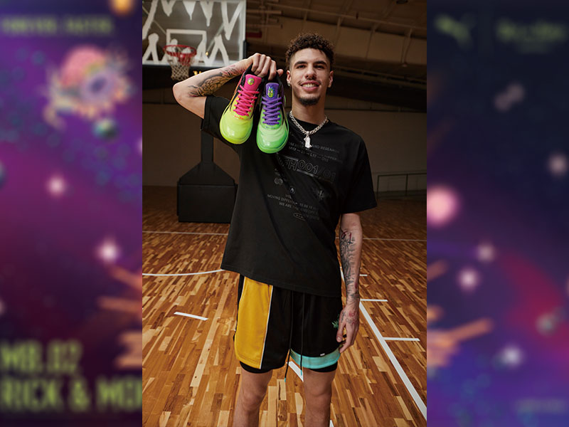 ラメロ・ボール 2ndシグネチャーモデル『PUMA MB.02 RICK AND MORTY』2