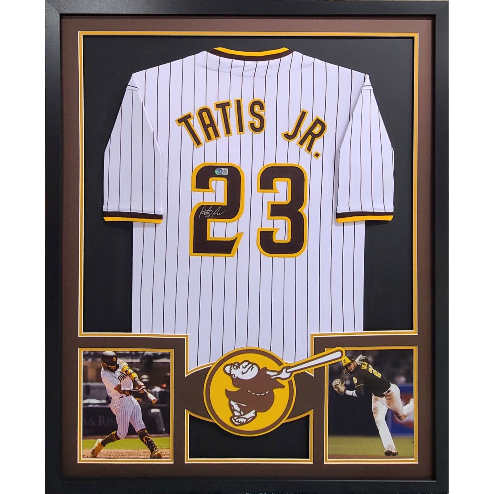Fernando Tatis Jr. Signed Framed Jersey Beckett Autographed San Diego