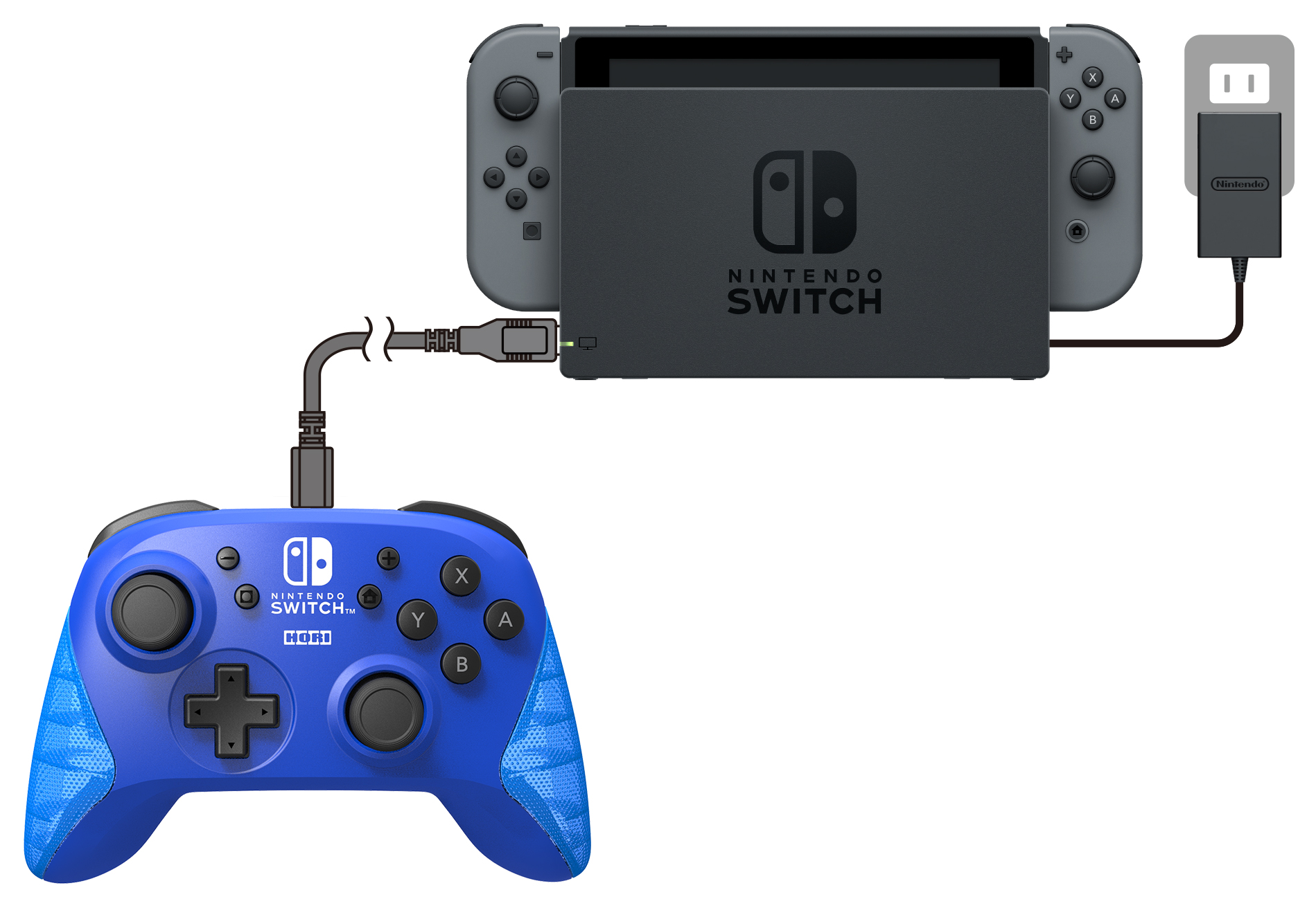 株式会社 HORI | ワイヤレスホリパッド for Nintendo Switch ブルー