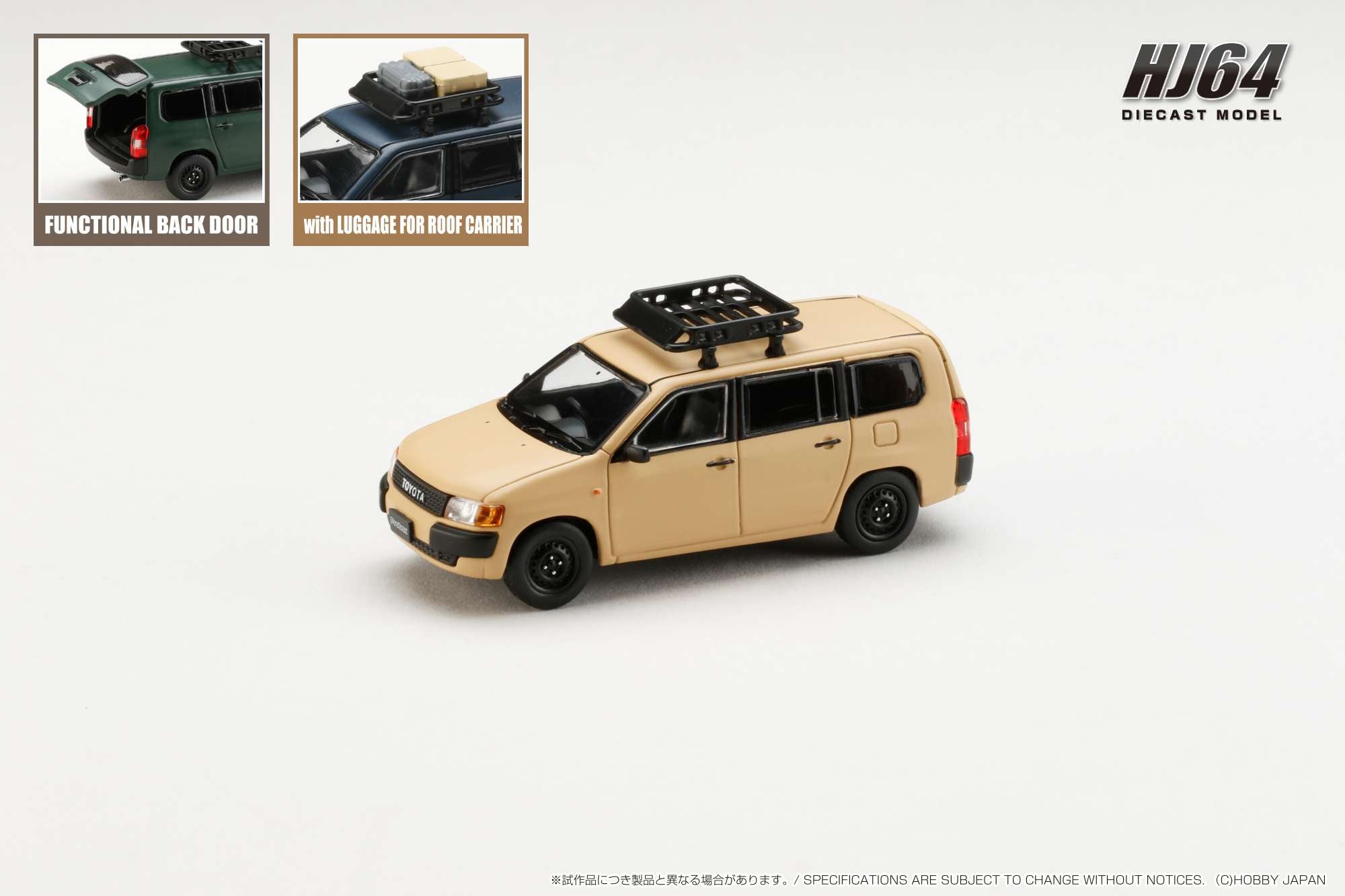 Hobby Japan 1:64 Toyota PROBOX Customized Ver. (4 Colors