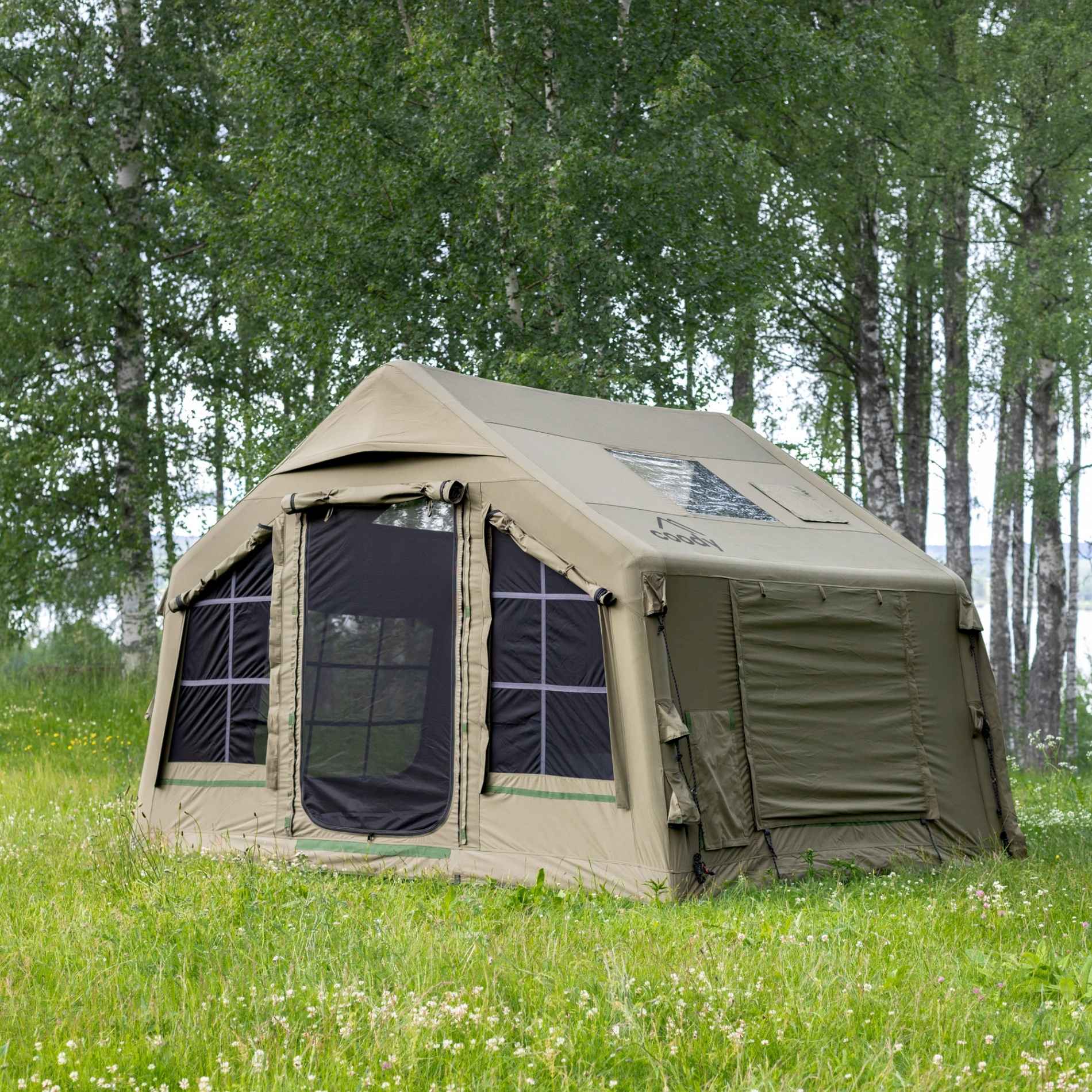 Coody 8.0 Forest Green Inflatable Tent for Camping (1-4 person