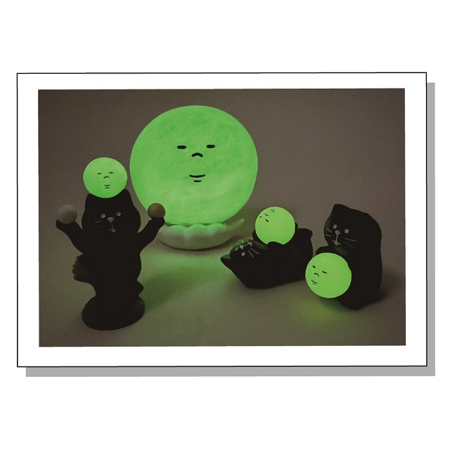 concombre（コンコンブル）うさぎ一家のお月見会 こどもうさぎ 月見団子