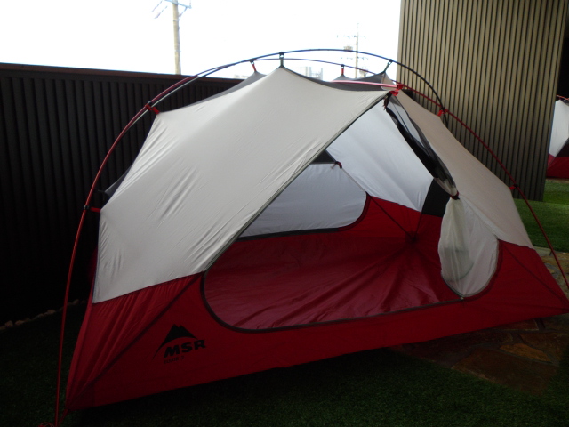 デザインとコストパフォーマンスで選ぶならこのテント“MSR Elixer