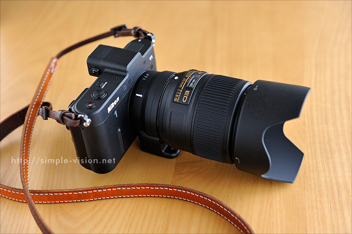 Nikon1 V1にFX用35mmF1.8単焦点レンズを装着して花を撮影 | Simple Vision