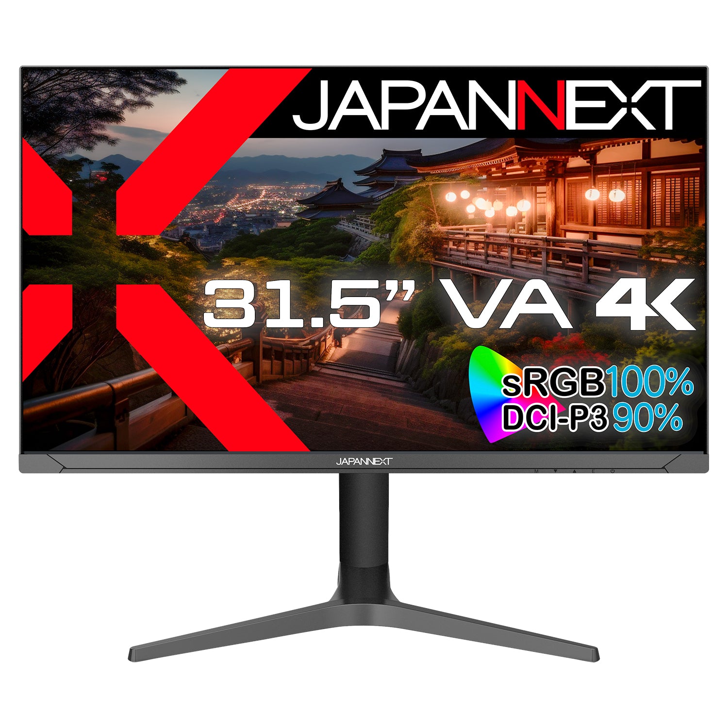 Amazon.co.jp限定】JAPANNEXT 31.5インチ VAパネル搭載 4K(3840x2160