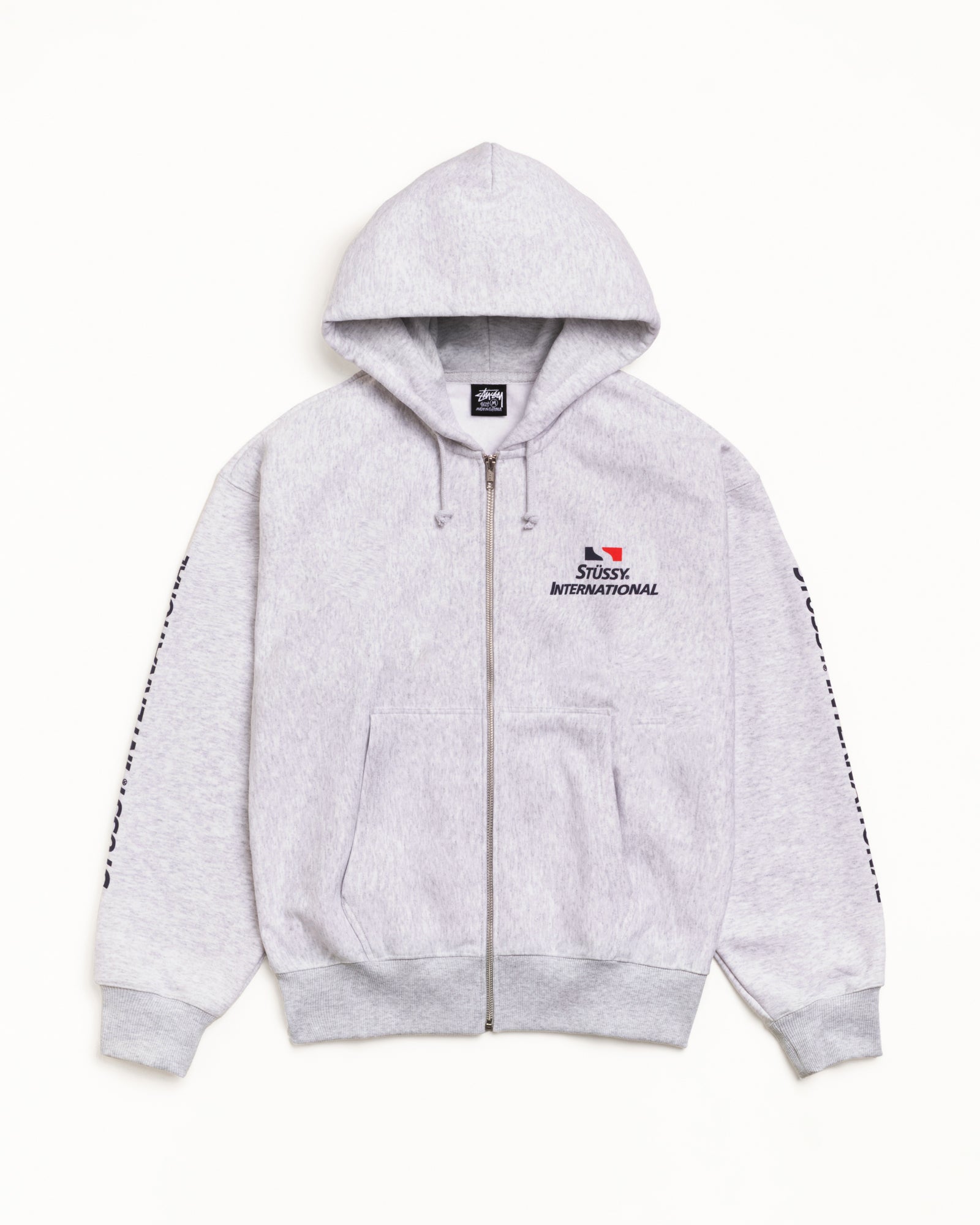 スノーボード GAFH Piping Hood Zip Up WG White Grey GAFH Piping