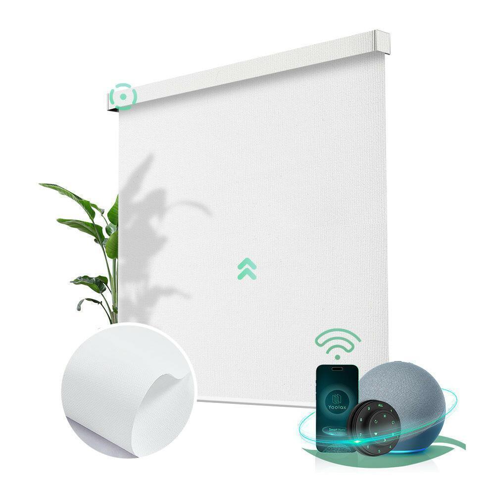 Yoolax 電動 オーダーカーテン 採光ロールスクリーン | 半遮光
