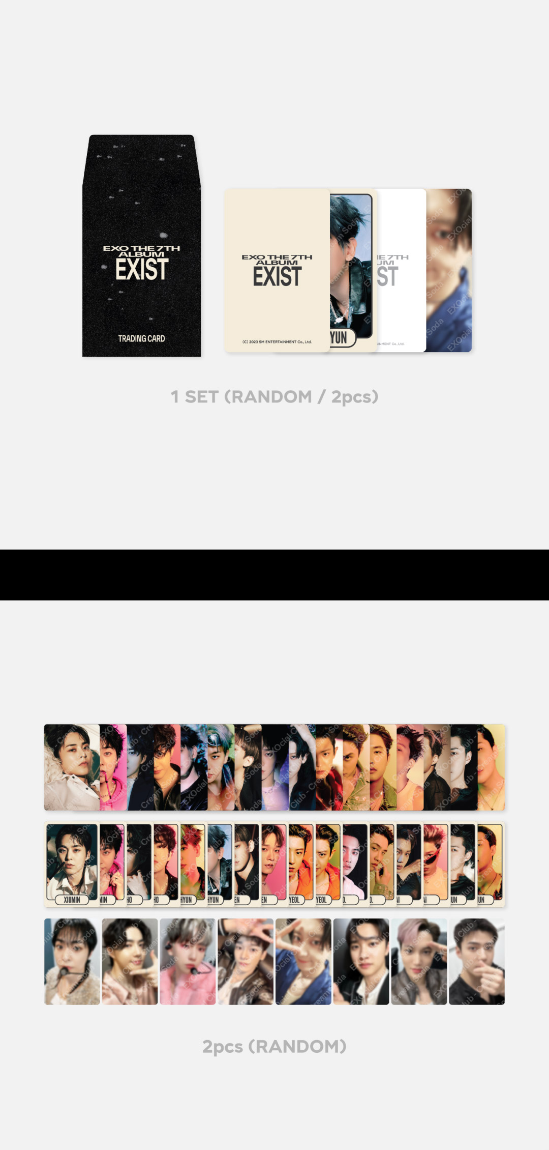 EXO EXOcial Club Cream Soda Official Merchandise - Random Trading