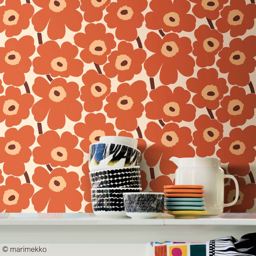 のりなし壁紙 クロス / マリメッコ セレクション MRK3905 PIENI UNIKKO