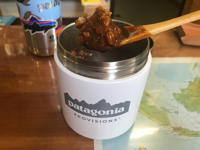 パタゴニアプロビジョンズ】ミアー・フード・キャニスターにレトルト